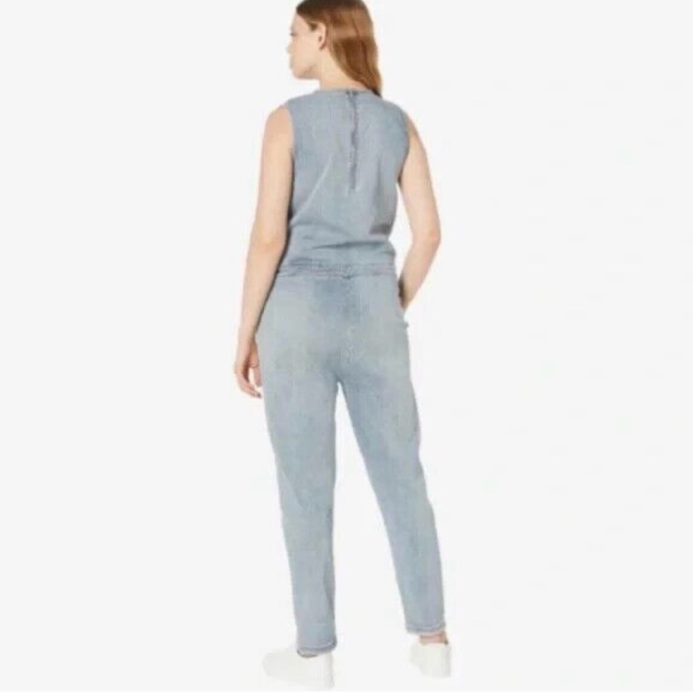 Joe's Jeans Light Blue Denim Jumpsuit - Picture 2 of 4